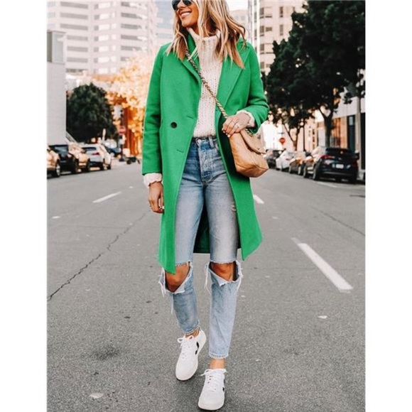 Tanming Green Peacoat XS - Picture 3 of 6